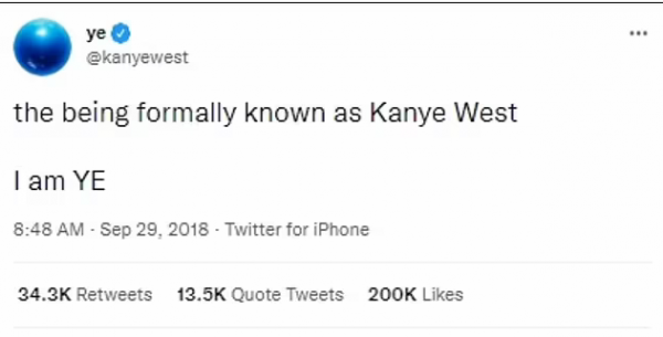 侃爺正式改名叫“爺”,髮型配套!網友炸鍋:中國心依舊? 侃爺正式改名叫“爺”,髮型配套!網友炸鍋:中國心依舊?