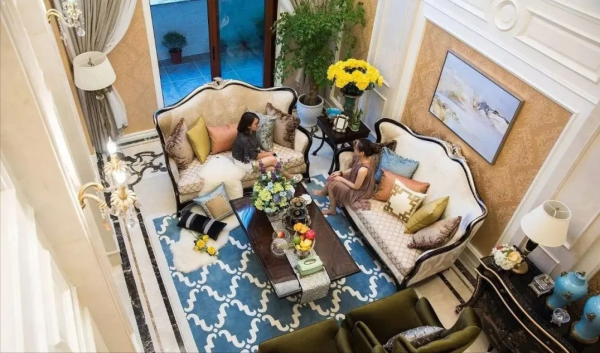 紫金灣450㎡ | 簡歐與中式的氣質混搭