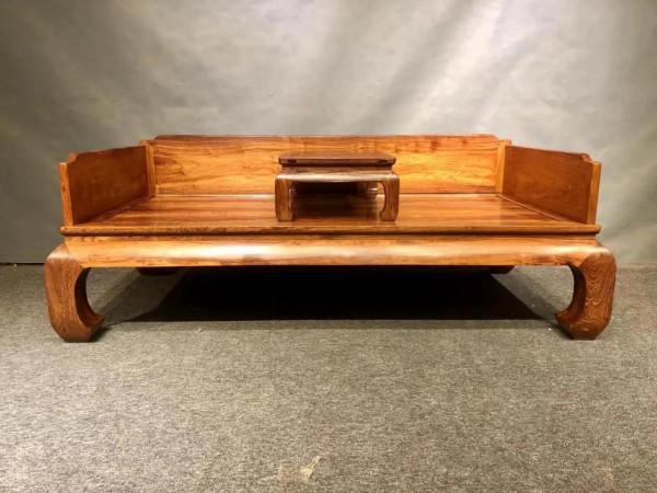 精品黃花梨獨板床