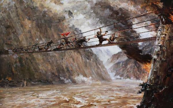 “大渡橋橫鐵索寒”據險而守的敵軍為何擋不住勞師遠征的紅軍奪橋