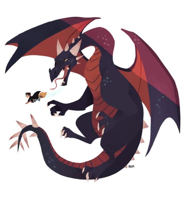 她筆下的畫就和迪士尼動畫一樣治癒 她筆下的畫就和迪士尼動畫一樣治癒