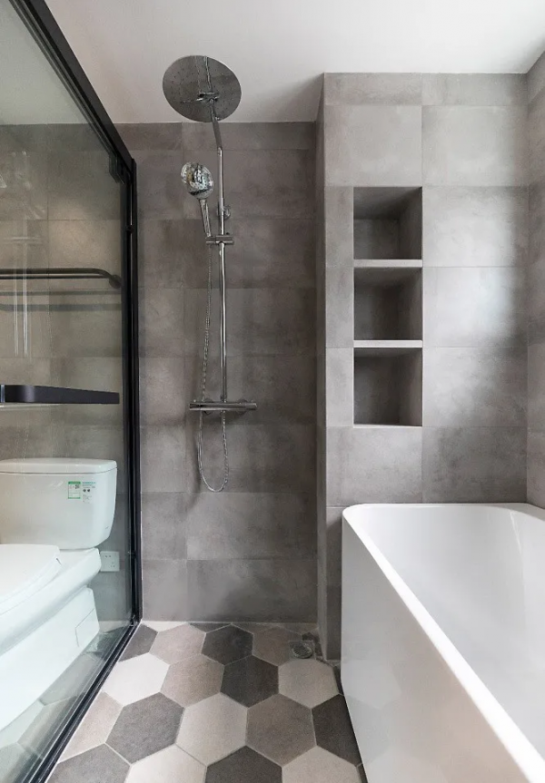 122㎡簡約原木風格新房裝修，復古半牆設計文藝清新