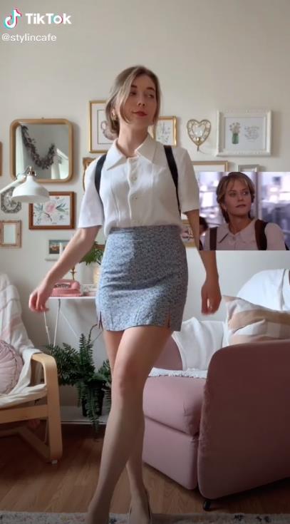 外國妹子紛紛模仿起梅格瑞恩的秋季穿搭，摩登雅痞風舒適又實用