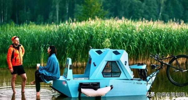 不插電的腳踏車露營