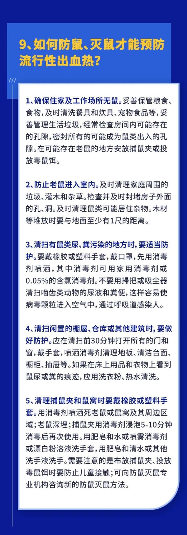 如何防治流行性出血熱，這些事你應該知道！