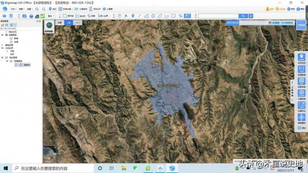 安第斯山脈旁的五大首都城市建成區面積比較 安第斯山脈旁的五大首都城市建成區面積比較
