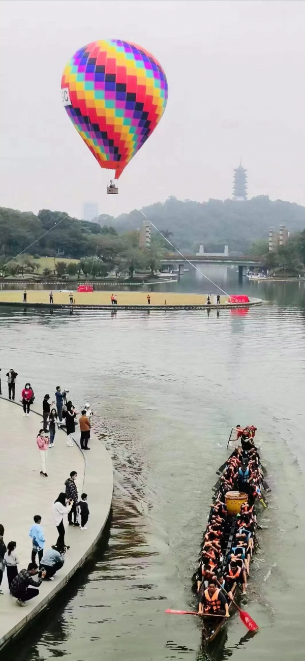 千燈湖第一漂！疊滘龍船火出圈！