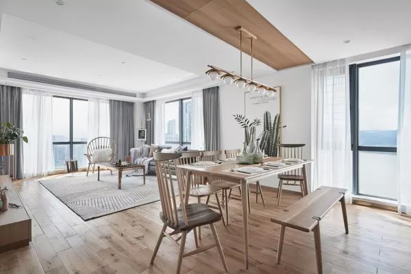 白色+原木色，嚮往的北歐風複式裝修，悠閒愜意