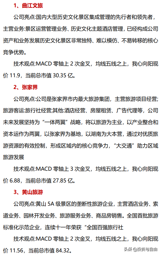 未來有潛力翻倍的5只旅遊龍頭股一覽