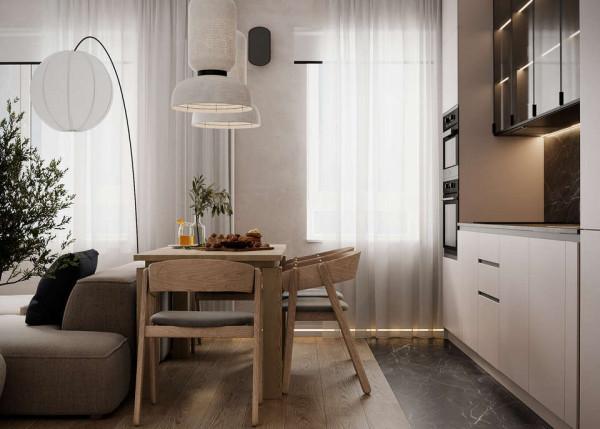 現代風小空間設計，簡約而明亮