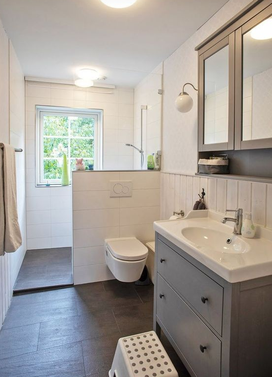 浴室別再用玻璃隔斷了，做成這種乾溼分離一步到位，更實用更優惠