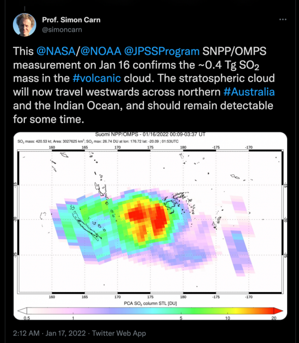 湯加火山噴發達到7級？帶來無夏之年？火山科學家可沒這麼說