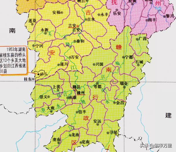江西省的區劃調整，11個地級市之一，為何擁有18個區縣？