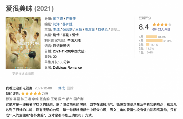 笑不活了,被名字耽誤的年度好劇,《愛很美味》太上頭 笑不活了,被名字耽誤的年度好劇,《愛很美味》太上頭