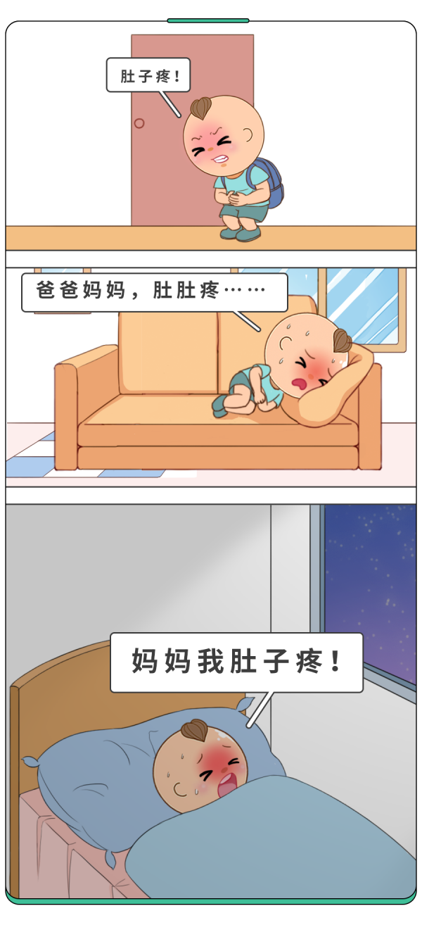 孩子頻繁肚子疼，究竟咋了？1根手指幫你判斷！（大人也適用）