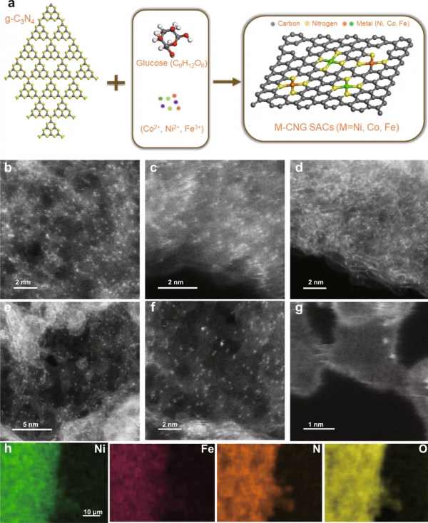 今日Nature子刊｜鎳鐵基單/雙原子氧電催化劑活性中心的機理探究
