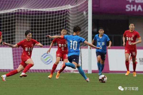 女足聯合隊2比1逆轉江蘇 王霜傳射助晉級四強