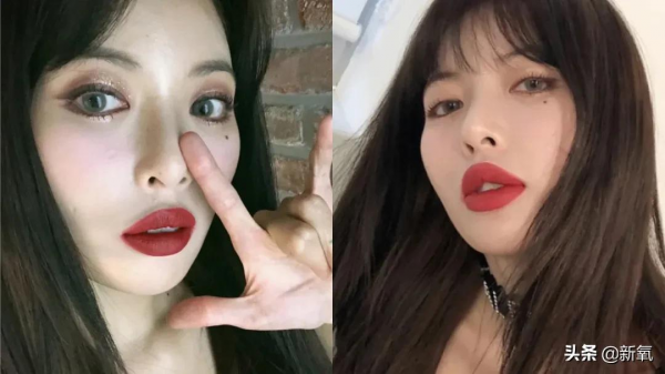 她這眼睛，好像上紅毯前臨時去割的哦...