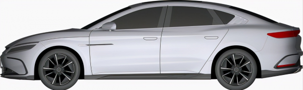 新款比亞迪漢EV專利圖，細節最佳化，質感再次提升