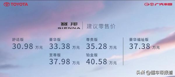 新車 | 網傳：廣汽豐田賽那“加價套餐”曝光，加6萬最快12月可提車