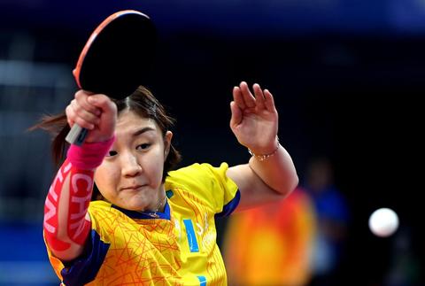 全運會-乒乓球女團第一階段：山東隊勝上海隊