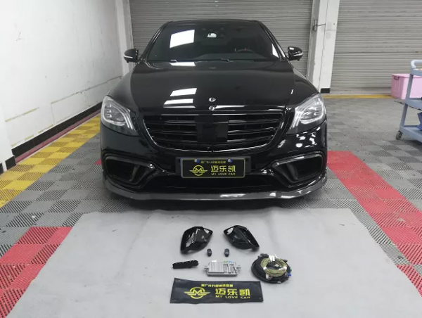 14款賓士S400L改裝原廠360全景，相比副廠360優勢劣勢都很明顯