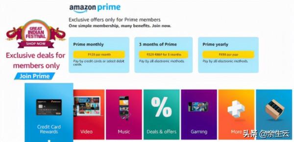 亞馬遜提供三個月和一年的Prime訂閱