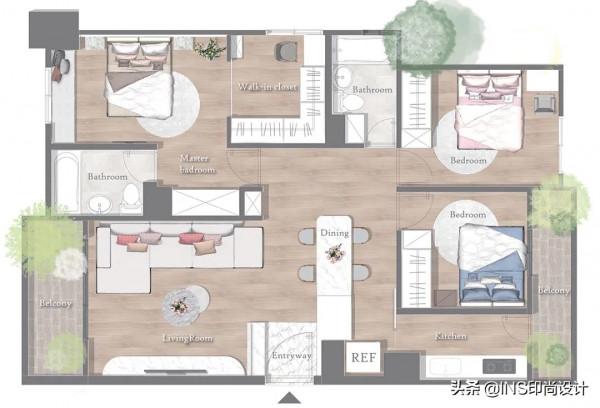 90後的家:巧搭少女心,89㎡住的幸福又甜蜜 90後的家:巧搭少女心,89㎡住的幸福又甜蜜