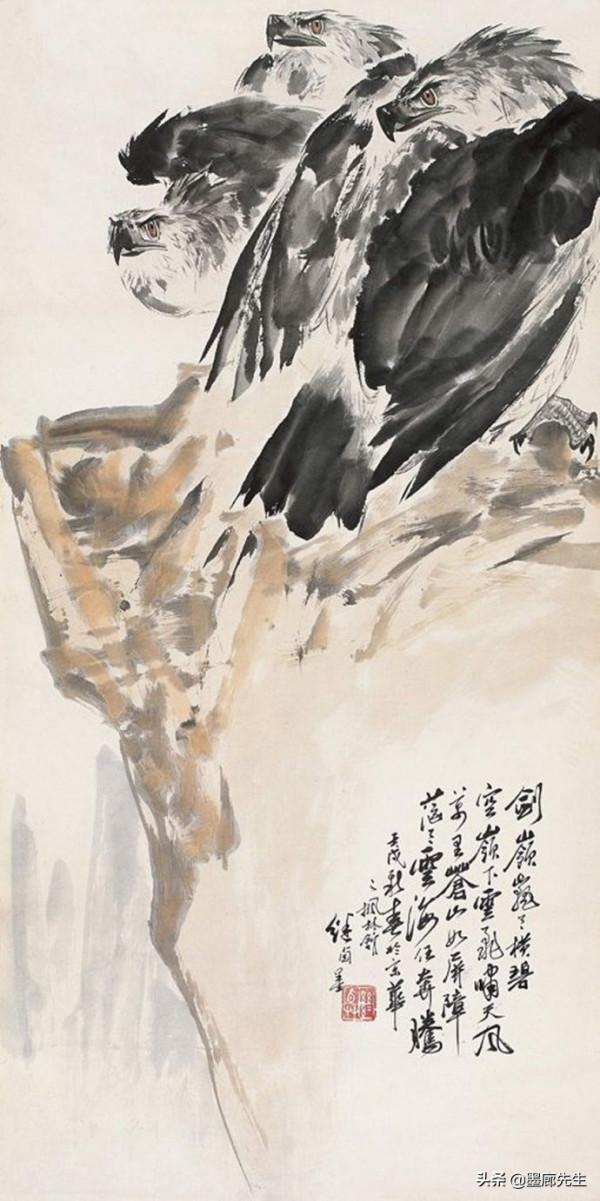 齊白石、潘天壽、李苦禪、劉繼卣畫鷹對比,你覺得誰的好 齊白石、潘天壽、李苦禪、劉繼卣畫鷹對比,你覺得誰的好