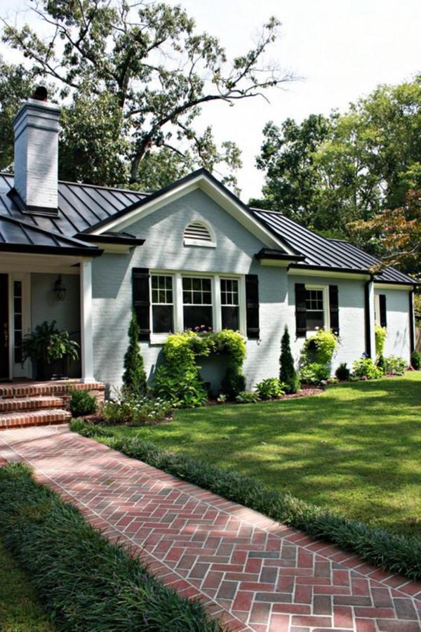 院子鋪條小路用紅磚才經典,5種新鋪法,磚縫打上水泥,耐用耐看 院子鋪條小路用紅磚才經典,5種新鋪法,磚縫打上水泥,耐用耐看