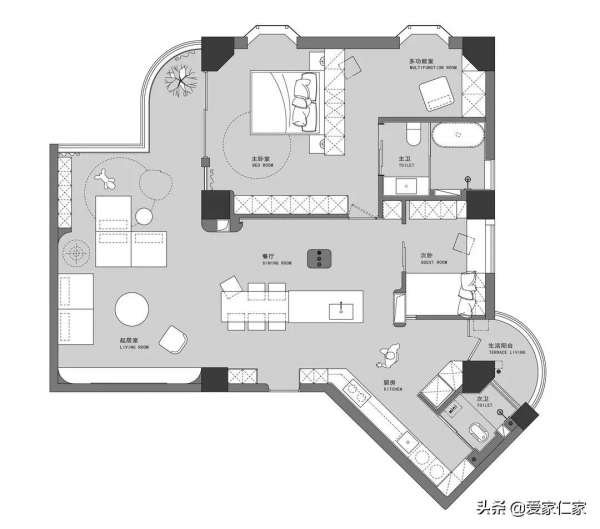 老房翻新，打造150㎡的溫潤居所