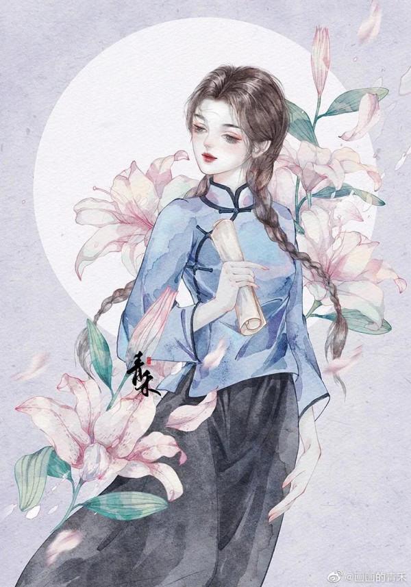 古風插畫 民國風旗袍系列
