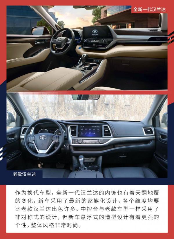 先進和豪華成為了新的標籤 廣汽豐田漢蘭達新老車型對比 先進和豪華成為了新的標籤 廣汽豐田漢蘭達新老車型對比