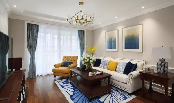 105平美式風三居室,鋼琴與內嵌式櫃子一同塞進牆裡 105平美式風三居室,鋼琴與內嵌式櫃子一同塞進牆裡