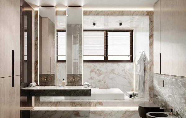 149㎡ || 灰色和金色的奢華現代生活 149㎡ || 灰色和金色的奢華現代生活