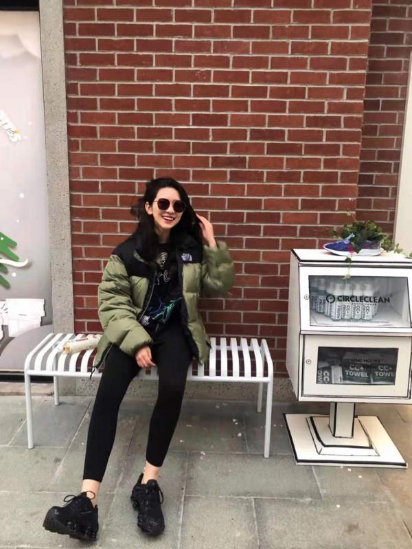 冬日極舒服的一套穿法！tnf羽絨服