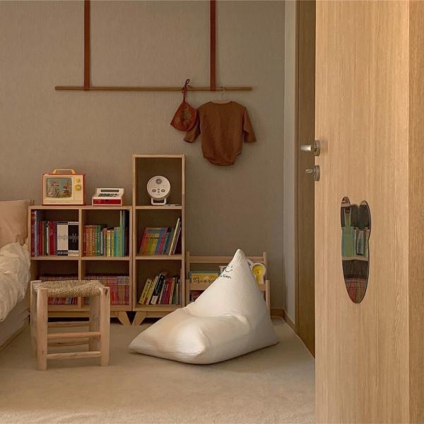 一家4口的幸福生活:83㎡全屋奶油色,客廳當親子區都為孩子考慮 一家4口的幸福生活:83㎡全屋奶油色,客廳當親子區都為孩子考慮