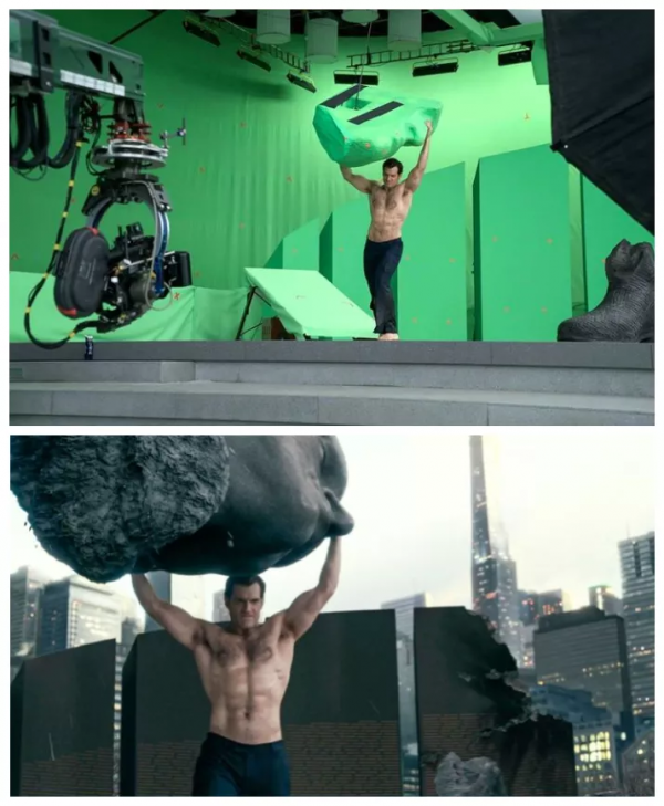 毀三觀！30張好萊塢電影特效前後對比照，看完噴出一口老血…