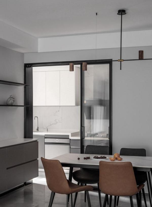 不愧是高階灰！成都小夥88㎡新家，從進門開始，就藏不住的高階