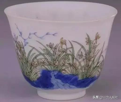 清康熙“十二花神杯” 清康熙“十二花神杯”