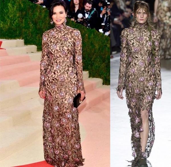 52歲鄧文迪保養得太好，穿亮片禮服閃耀動人，臉上沒有一絲皺紋