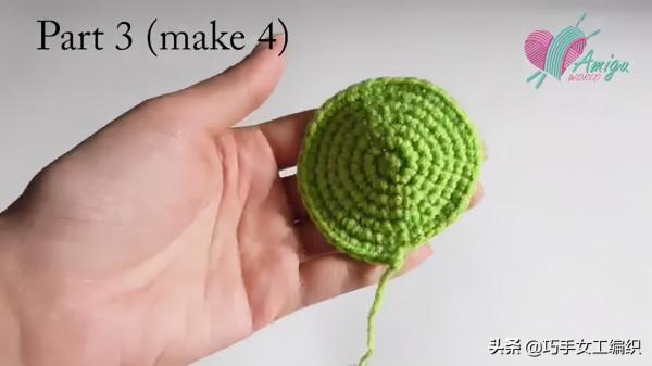 用零線就把蔬菜水果鉤得如此逼真，比新鮮的還要美