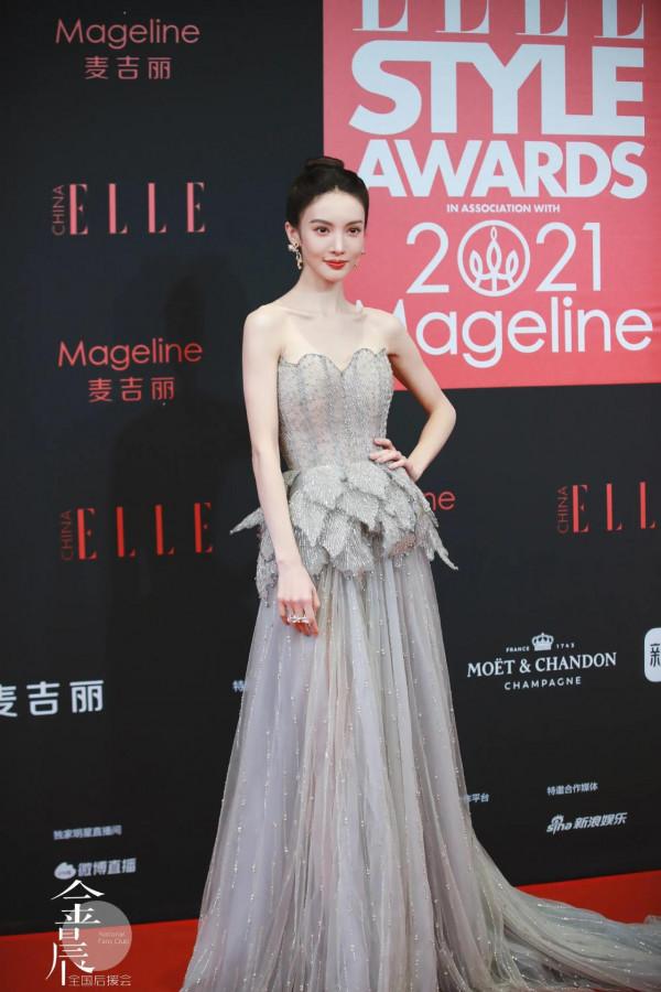 金晨星空禮服活動圖