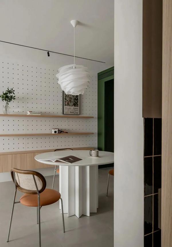 一家三口的117㎡自然寧靜小家，優雅質樸又別具腔調