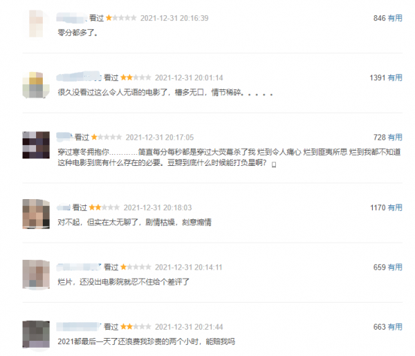 賈玲新片上映4天，斬獲5億票房，豆瓣口碑卻高糊預警了，大片差評