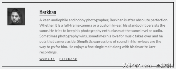 kinera•王者時代旗艦耳機Baldr•曙光納入Headfonia公模耳機名單