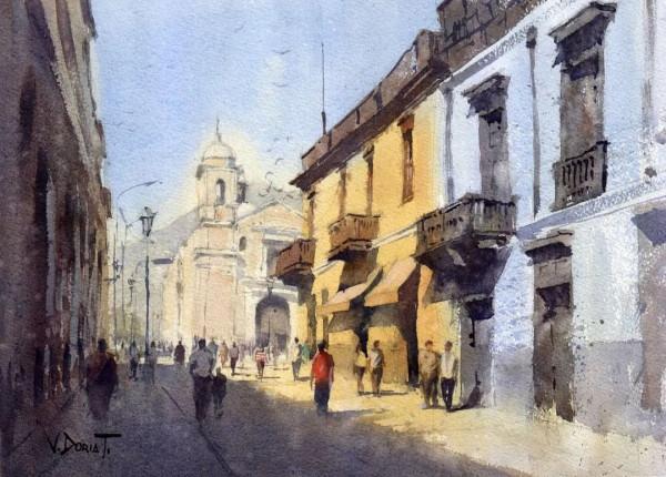 南美建築師的水彩作品