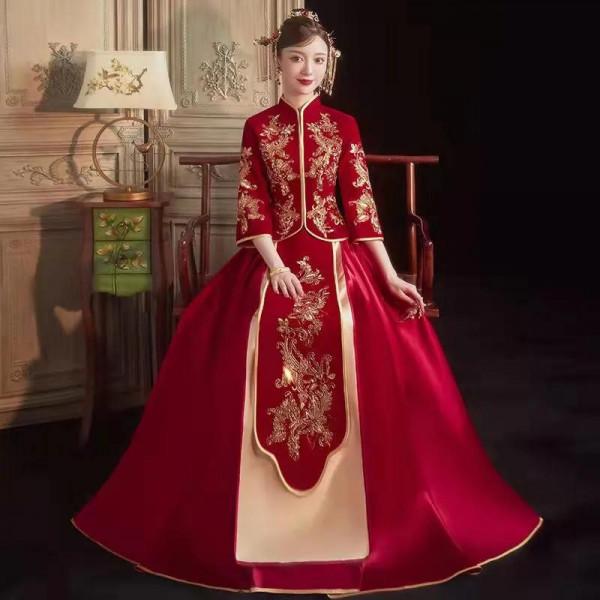 結婚為什麼要穿秀禾服，不只是一種潮流，而是中國傳統文化的傳承