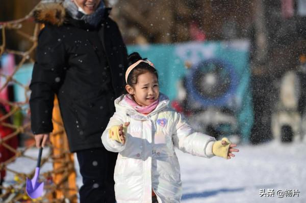 新年來陶然亭公園打卡雪世界