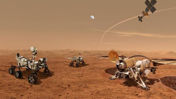 Mars Sample Return Artist's Concept 火星取樣返回藝術概念 Mars Sample Return Artist's Concept 火星取樣返回藝術概念